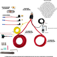 airmaxxx 580 air Compressor & AVS Single Compressor Wiring kit (Black)