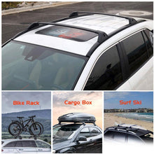 TUNTROL Aluminum Roof Rack Cross Bars Compatible with Toyota RAV4 2019 2020 2021 LE XLE XSE Limited Hybrid, Rooftop Cargo Luggage Carrier