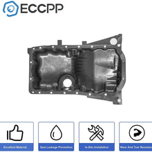 ECCPP Engine Oil Pan fit for 2002-2006 for A-udi A4 2.0L 2002-2006 for A-udi A4 Quattro 3.2L Compatible with 264-725