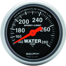 Auto Meter 3331 Sport-Comp Mechanical Water Temperature Gauge