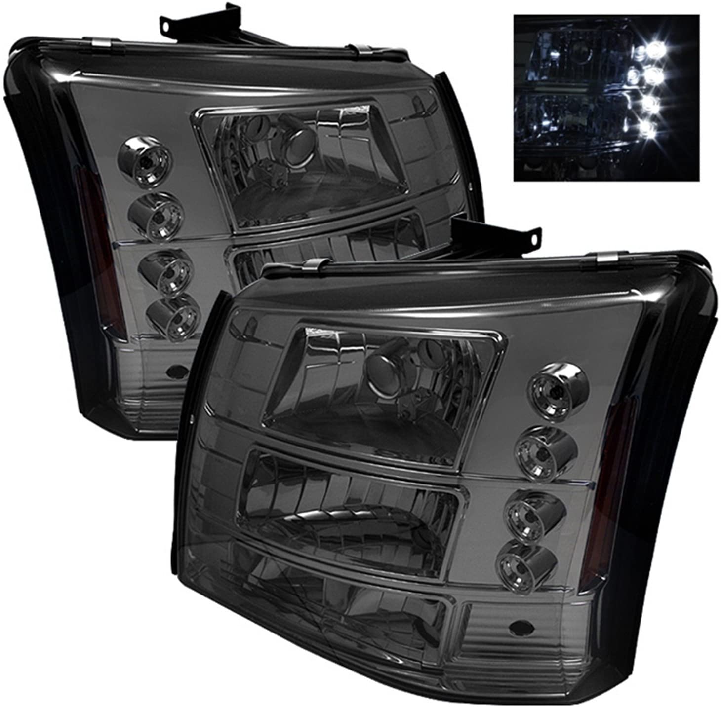 Spyder Auto 333-CS03-1PC-AM-SM Crystal Headlight
