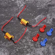 Akozon LED Decoders 2Pcs Car LED Decoder Anti Hyper Flash No Error Wirewound Load Resistor 25W 25Ω