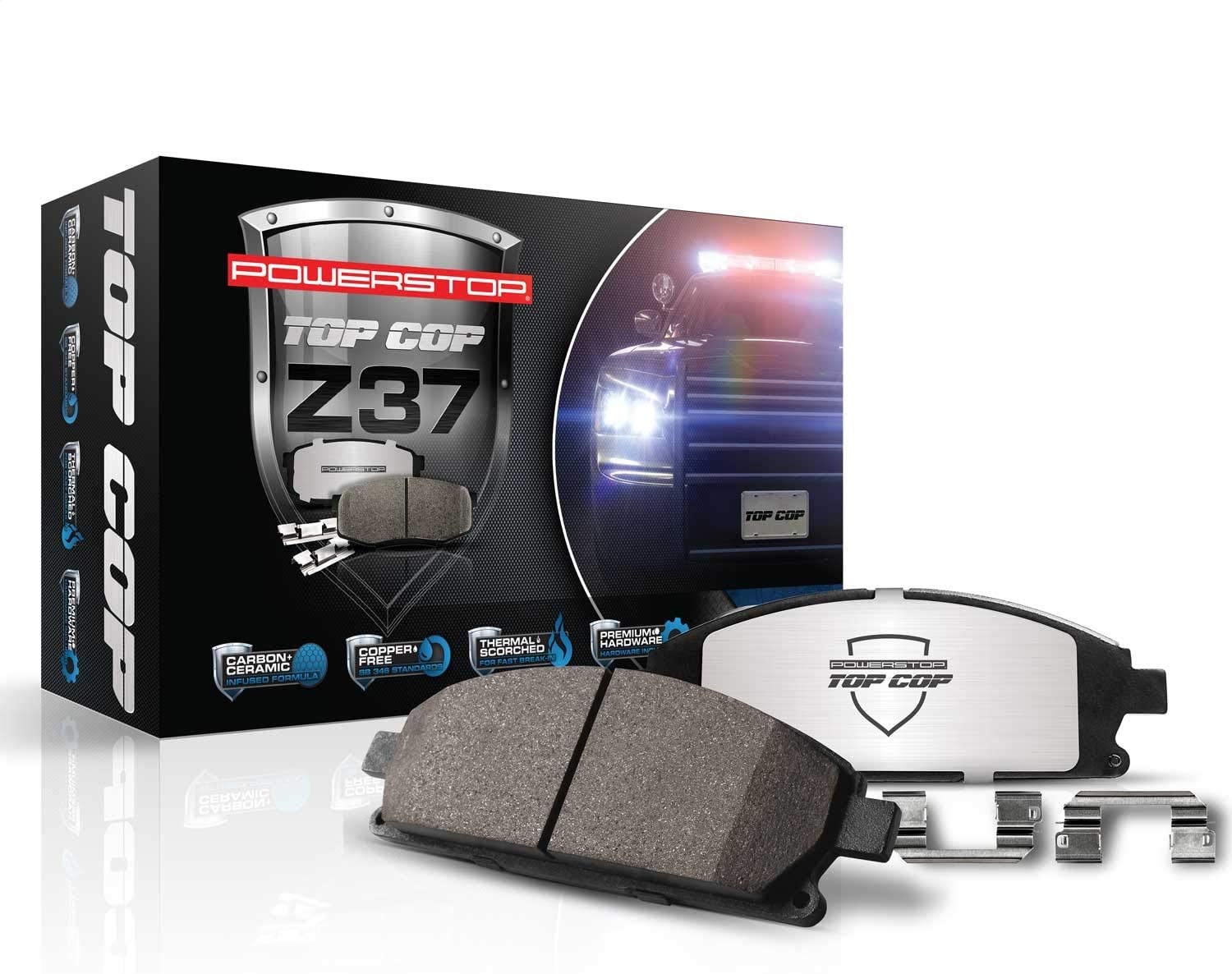 Power Stop Z37-785 Z37 Top Cop Severe-Duty/Fleet Brake Pad