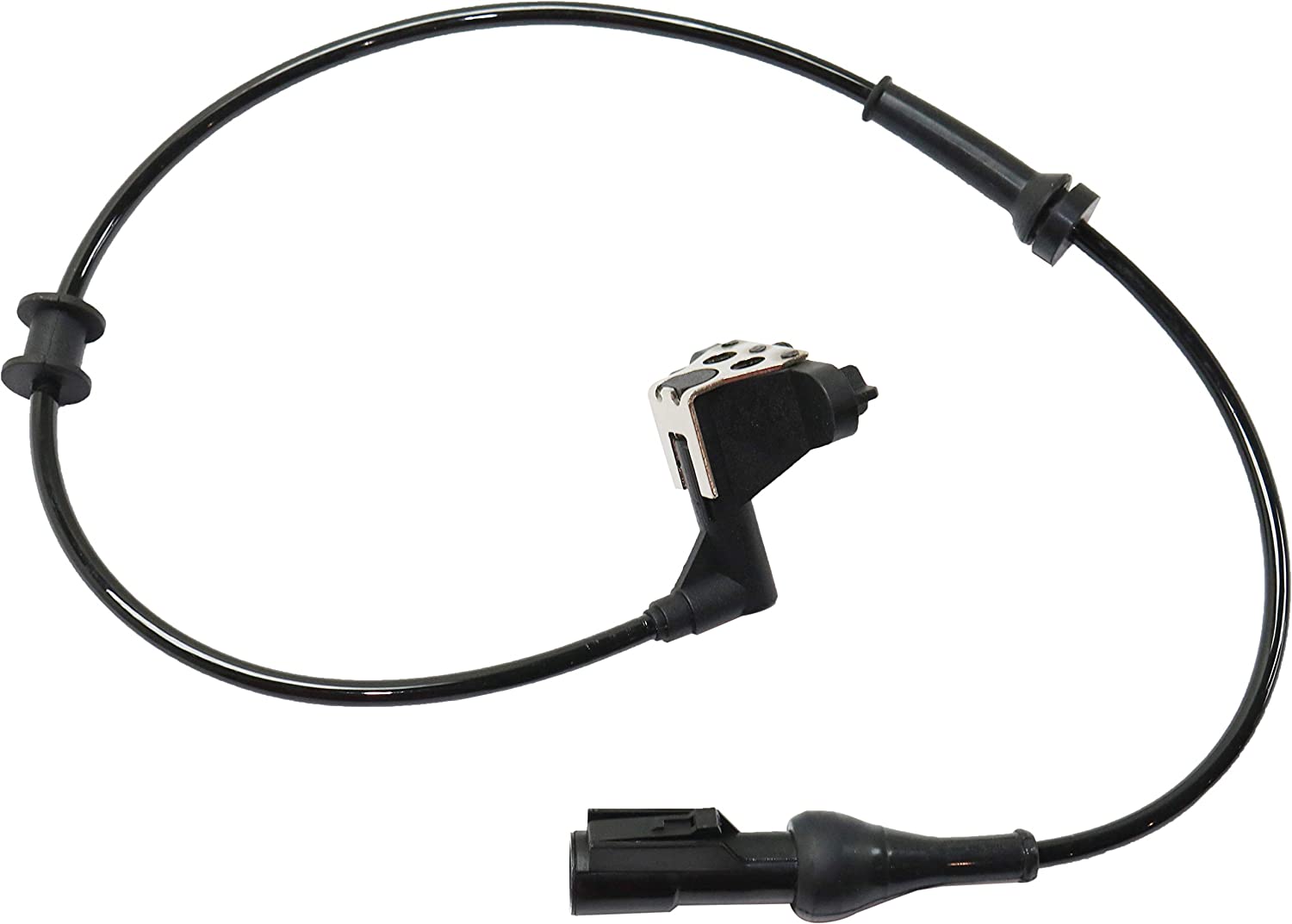 ABS Speed Sensor Compatible With 2006-2010 Ford Explorer & Mercury Mountaineer Driver Side 2-Prong Pin Male Terminal