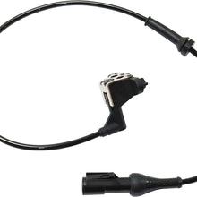 ABS Speed Sensor Compatible With 2006-2010 Ford Explorer & Mercury Mountaineer Driver Side 2-Prong Pin Male Terminal