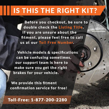 [Front] Max Brakes Elite XDS Rotors with Carbon Ceramic Pads KT002881