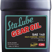 Sta-Lube SL24238 Multi-Purpose Gear Oil 140W SAE-Gallon, 128. Fluid_Ounces