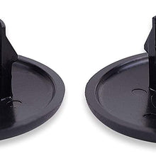 Kerman 2pcs Armrest Cover Cap for 07-19 Chevy Tahoe Suburban Yukon Cadillac Escalade Seat Parts Replacement OEM GM 15279690 Rear Bucket Seats Arm Rest Handle Trim Bolt Vehicle Accessories (Black)