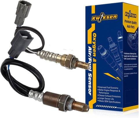 2pcs Air Fuel Ratio Sensor Upstream and Downstream O2 Oxygen Sensor 234-9049 234-4260 Sensor 1 and Sensor 2 Replacement for Camry 2.4L Gas Engine; Auto Trans; Exc. Calif. 2008-2009