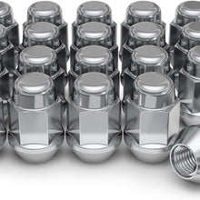 White Knight 1706S-20AM Chrome M12x1.25 Bulge Acorn Lug Nut, 20 Pack