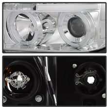 Spyder Auto 5012036 LED Halo Projector Headlights Chrome/Clear