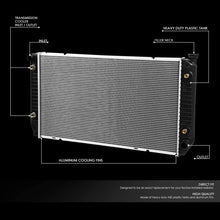 DNA Motoring OEM-RA-1696 1696 OE Style Bolt-On Aluminum Core Radiator Replacement