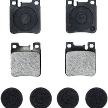 ACDelco 17D603M Professional Semi-Metallic Rear Disc Brake Pad Set