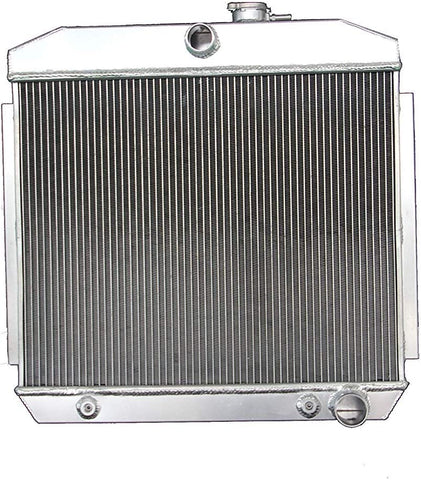 3 Rows All Aluminum Radiator Fit 1955-57 Bel Air/Del Ray/One-Fifty Series V8 Engine Only
