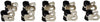 A-Team Performance 3/16-Inch Stainless Steel Line Clamp with Removable Neoprene Rubber Cushion — Brake Fuel Oil Lines Ignition Wires Battery Cables Protection — Cable Metal Clamp Tube Holder 10 Pack