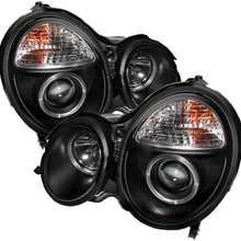 Spyder Auto PRO-YD-MBW21099-HL-C Mercedes Benz W210 E-Class Chrome Halo Projector Headlight