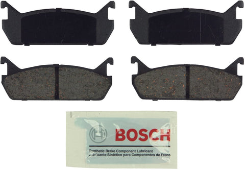 Bosch BE458 Blue Disc Brake Pad Set for Ford: 1991-96 Escort; Mazda: 1990-90 323, 1990-93 Miata, 1990-94 Protege; Mercury: 1991-96 Tracer - REAR