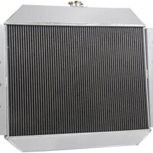CoolingCare 52MM 3 Row Aluminum Radiator for Ford F150 F250 F350 Trucks 1966-79 /Bronco 78-79