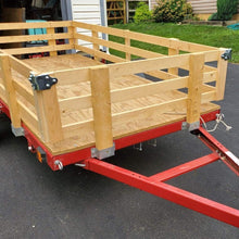 StarONE Utility Trailer Wood Side Latch Rack Stake Body Gates Corner Connector Brackets