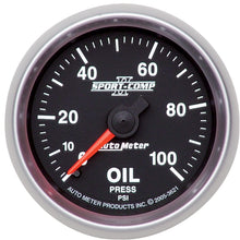 Auto Meter 3621 2-1/16" 0-100 PSI Mechanical Oil Pressure Gauge