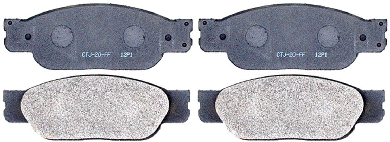 ACDelco 14D805CH Advantage Ceramic Front Disc Brake Pad Set with Hardware