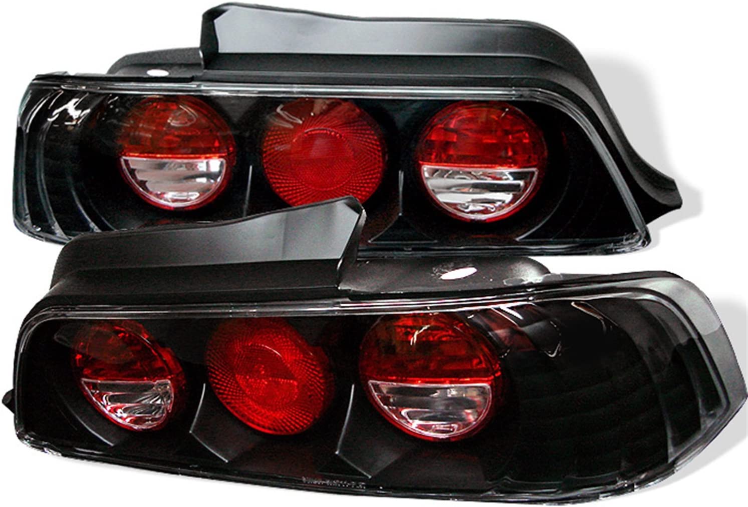 Spyder 5005274 Honda Prelude 97-01 Euro Style Tail Lights - Black (black)