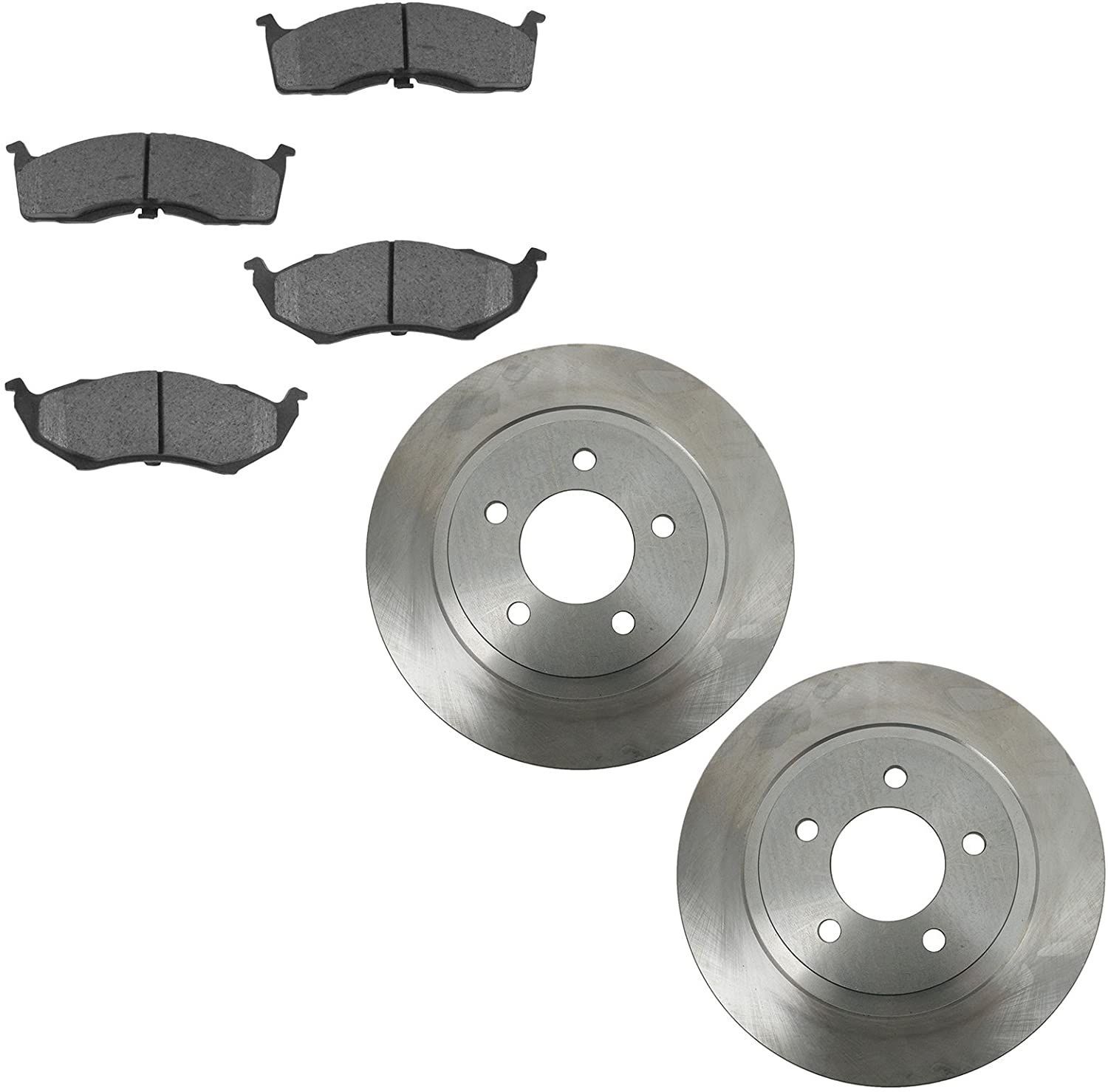 Front Ceramic Brake Pad & Rotor Kit for Chrysler 300M Concorde Intrepid