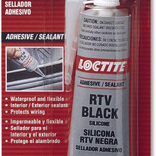 Loctite 37460 Black RTV Silicone Adhesive/Sealant Tube - 80 ml