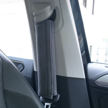 ilyever 4 Pack Universal Car Safety Seatbelt Shoulder Strap Pad Soft Headrest Neck Support Pillow Cover Cushion,No Slip,No Rubbing - A Must Have for All Car Owners for a More Comfortable Driving,Grey