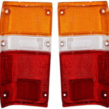 Driver and Passenger Taillights Tail Lamps Lens Replacement for Toyota Pickup Truck SUV 8156189133 8155189133 AutoAndArt