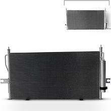 NEW 7-3100 NI3030158 Aluminum A/C AC Condenser Replacement For 2003-2004 Frontier Pickup Truck Xterra
