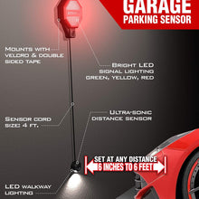 STKR Concepts 00-246 Adjustable Garage Parking Sensor Aid, Dark Gray