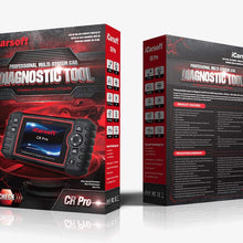 iCarsoft CR Pro Professional Multi-System Multi-Brand Car Diagnostic Tool Scanner incl. Battery Tester, Read and Clear Engine, Transmission, Airbag, ABS Trouble Codes