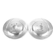 Power Stop AR85142XPR Rear Evolution Drilled & Slotted Rotor Pair