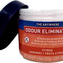 Ozium Gel Smoke & Odor Eliminator - The Original Anywhere Odor Eliminator & Deodorizer, Fresh Citrus Scent for Home, Office, RV and Car Air Freshener 4.5 oz Gel (Pack of 2)