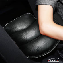 GAMPRO Luxury PU Soft Leather Car Center Console Cushion(11x 8.6 inches) Vehicle Seat Cushions Armrest Pillow Pad for Car Motor Auto Vehicle, Raises Your Center Console.(Black)