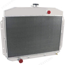 CoolingSky 4 Row All Aluminum Radiator for 1961-1964 Ford F-100 F-250 F-350 Pickup Truck V8 Engines