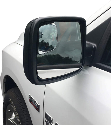 Beech Lane Blindspot Mirror Two-Pack For 2009-18 Dodge Ram Trucks, Custom Fit For Ram Non Towing Mirrors,Chrome Glass Prevents Glare and Blemishes, Authentic 3M Adhesive