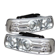 Spyder Auto 5009609 LED Halo Projector Headlights Chrome/Clear