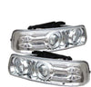 Spyder Auto 5009609 LED Halo Projector Headlights Chrome/Clear