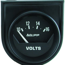 AUTO METER 2362 Autogage Electric Voltmeter Gauge, Regular, 2.3125 in.
