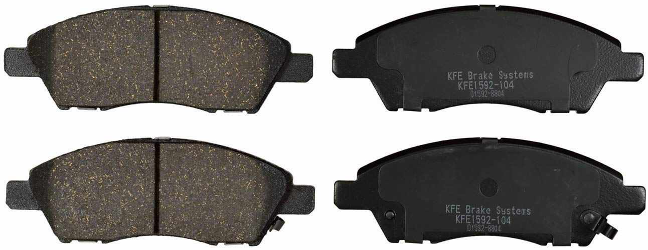 Premium Ceramic FRONT Brake Pad Set KFE Ultra Quiet Advanced KFE1592-104