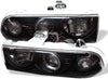 Spyder Auto 5009524 Halo Projector Headlights; Bulbs Included; Pair; Black;