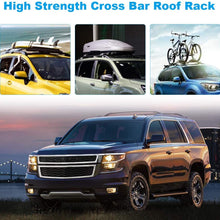 JDMON Compatible with Roof Rack Cross Bars Cadillac Escalade, Chevy Suburban Chevy Tahoe GMC Yukon 2015 2016 2017 2018 2019 2020, Aluminum Luggage Rack for Rooftop Cargo Bag Carrier Kayak Canoe Bike