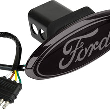 Reese Towpower 86532 Black Finish Ford Lighted Hitch Cover
