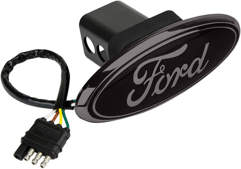 Reese Towpower 86532 Black Finish Ford Lighted Hitch Cover