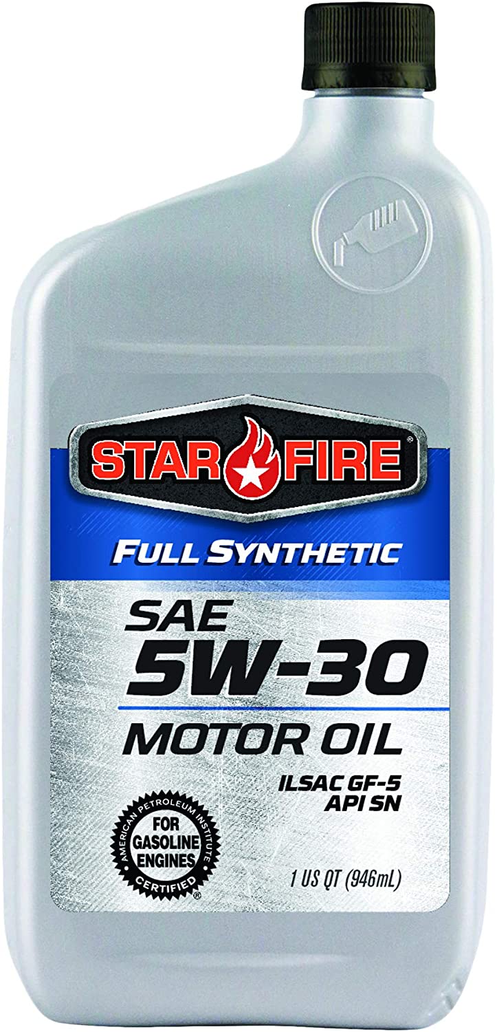 Star Fire Premium Lubricants 5W30 Full Synthetic Motor Oil 12/1QT