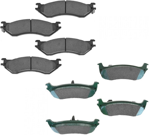 Front & Rear Ceramic Brake Pad for F150 F250 Expedition Navigator