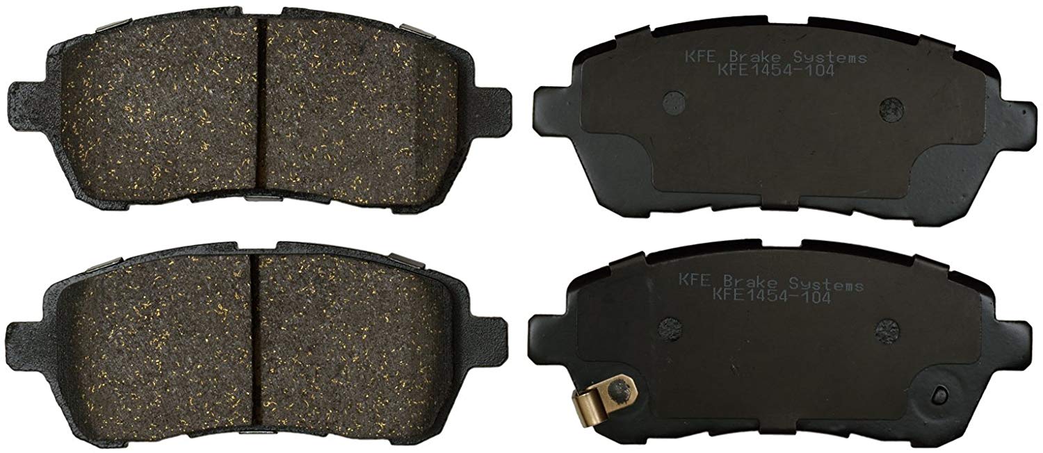 KFE Ultra Quiet Advanced KFE1454-104 Premium Ceramic FRONT Brake Pad Set