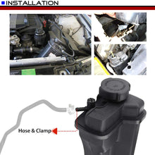 A-Premium Coolant Expansion Tank with Cap and Sensor Replacement for BMW E39 525i 528i 530i E38 728i
